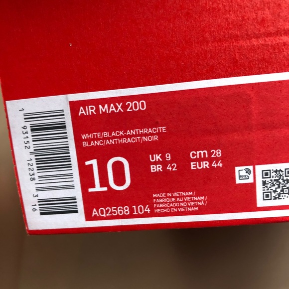 New Nike Air Max 200 Men’s sneakers size 10,11 - Picture 13 of 14